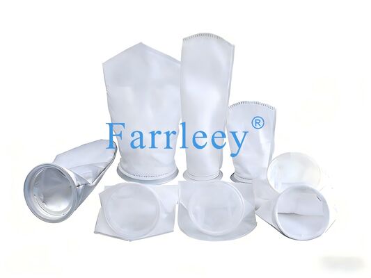 Kwaliteit Elektroplatingfilterzakjes met polypropyleenmateriaal, silicone-olievrije productie en met een met precisie gelaste roestvrijstalen ring voor chemische filtratie fabriek